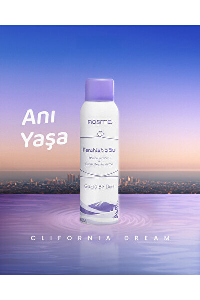NASMA California Dream Kokusuyla Serinletici,nemlendirici Su Spreyi 150ml,alk...