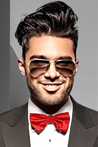 Uniquetrenders Men's Solid Color Satin Bow Tie