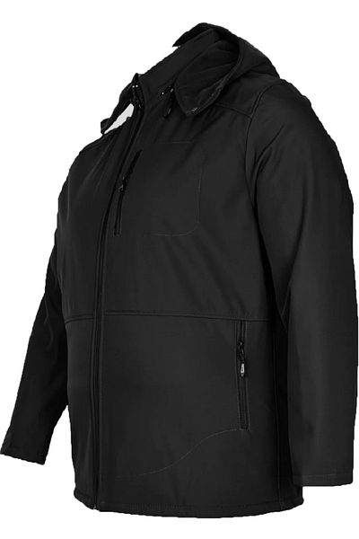 Lifeguard Large Size Softshell Waterproof Hooded Men's Coat 3Xl-8L