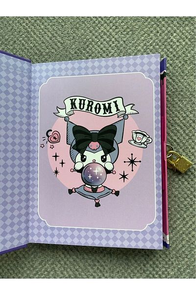 tüftürük Hello Kitty - Diary with Lock and Key Kuromi, Souvenir and Copybook Planner