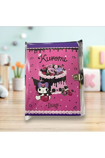 tüftürük Hello Kitty - Diary with Lock and Key Kuromi, Souvenir and Copybook Planner