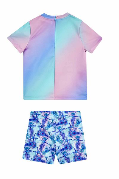 Remsa Mayo UV Protection Sea and Pool Swimsuit for Baby Girl - Noli 5525 Purple