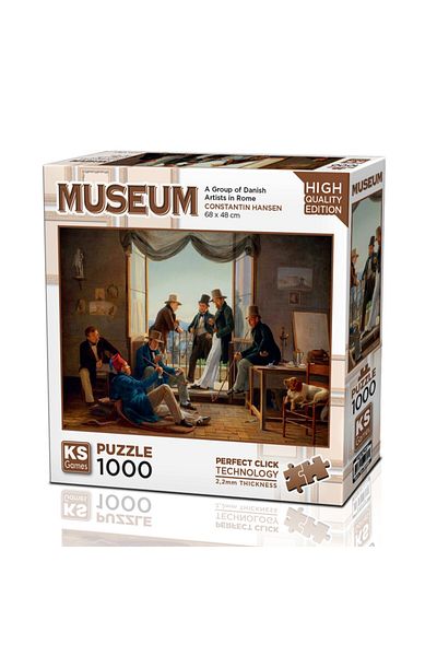 Ks Games A Group of Danish Artists in Rome 1000 Piece Puzzle