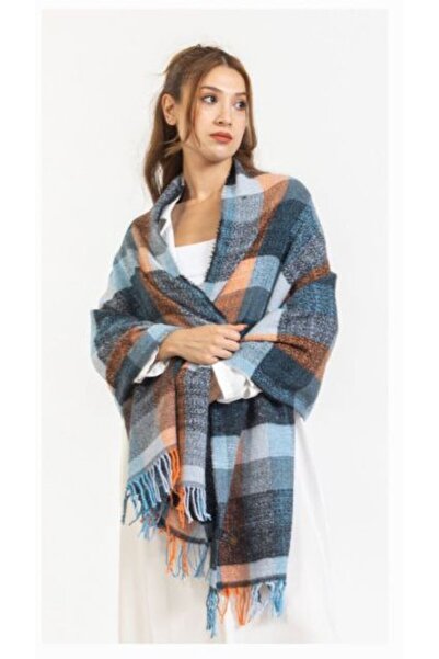 Gullfoss شال كتف نسائي ناعم الملمس -000408