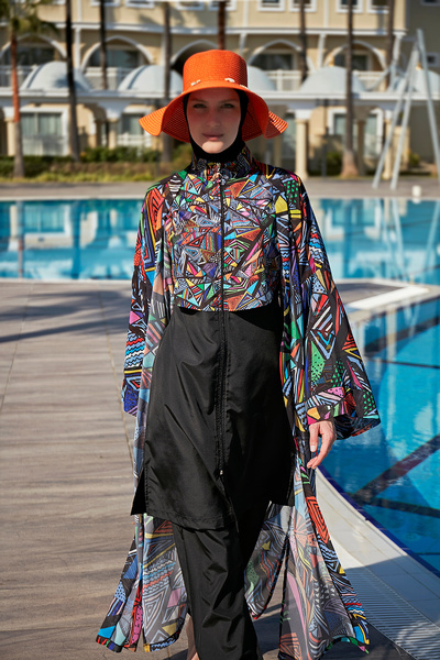 Remsa Mayo Alina RP020 - Hijab Swimsuit, Single Caftan Kimono Pareo