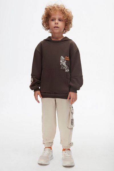 nk kids NK KİDS 67502 ΠΑΝΤΕΛΟΝΙ ΚΑΜΠING ΑΝΔΡΙΚΟ ΠΑΝΤΕΛΟΝΙ ΚΡΕΜ-ΚΑΦΕ
