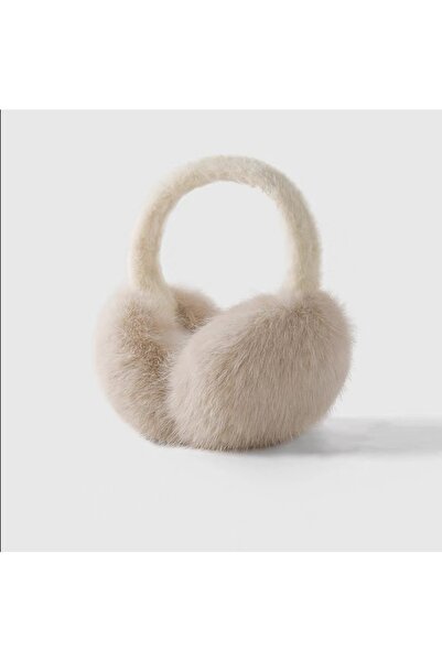 GYES Cască de urechi de iarnă din pluș bej de protecție împotriva frigului