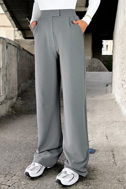 HAKKE Cırtlı Krep PANTOLON