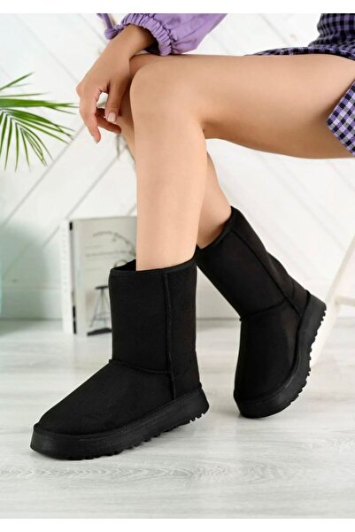 PABUCH KADIN İÇİ TÜYLÜ YENİ SEZON UZUN BOY KALIN TABAN KIŞLIK BOT