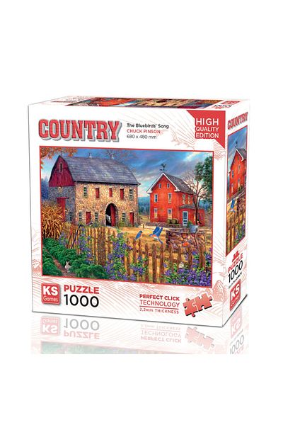 Ks Games The Bluebirds' Song 1000 Piece Puzzle