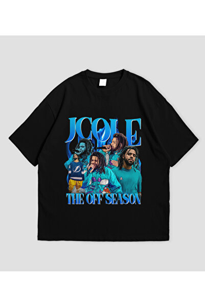 SVART WEAR Tricou oversize unisex cu design retro J Cole