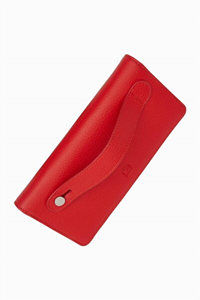 DAMY Genuine Leather Women's Wallet, Women's Wallet & Card Holder, Mother's Day 804 - Red