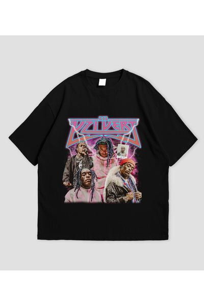 SVART WEAR Lil Uzi Vert - Retro dizajn unisex Oversize kroj T-shirt