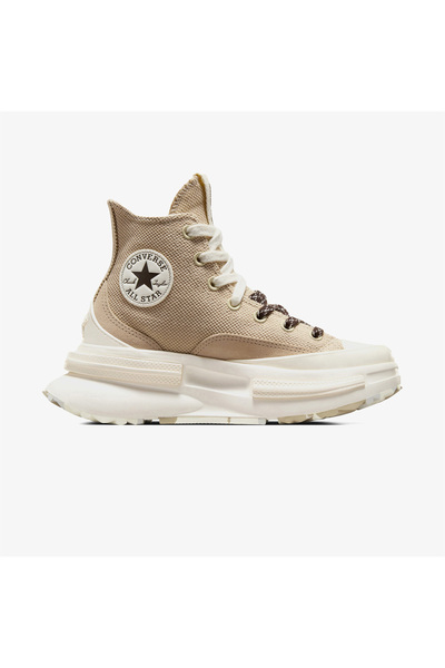 Converse Run Star Legacy CX Platform Canvas & Suede Kadın Krem Sneaker