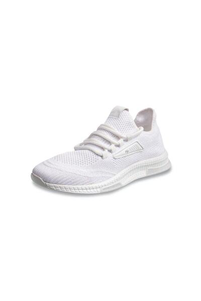 M.P. Mp Knitstride Comfort Erkek Bağcıklı Beyaz Sneaker