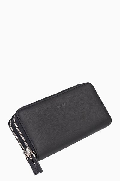DAMY Genuine Leather Unisex Hand Portfolio 8265mg - Black
