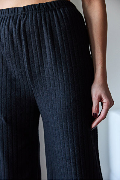 Bianco Lucci Kadın Beli Lastikli Palazzo Pantolon 0199 60261153