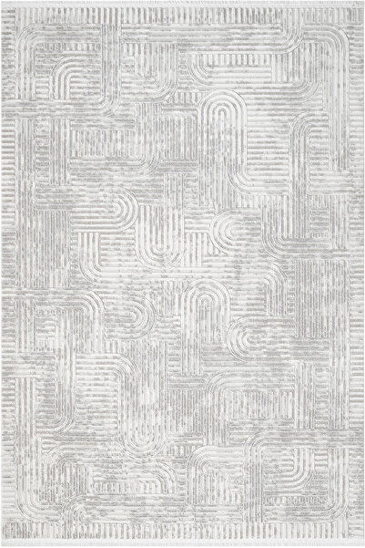 Empera Nova - Smooth Modern Saçaklı Salon Halısı