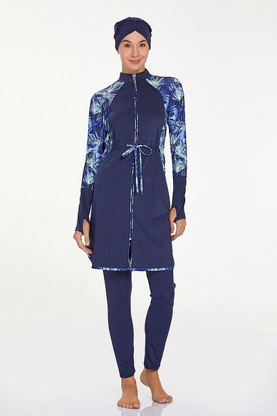 Remsa Mayo Gresia 4540 Dark Navy - Lycra και Πλήρως Καλυμμένο Μαγιό Hijab