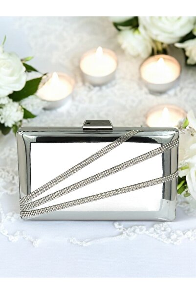 Gloriys Ayakkabı & Çanta 135 дзеркальна сумочка з хрестоподібними каменями