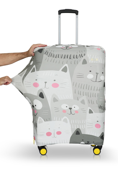 hızlıvaliz My Saddlery Suitcase Cover Protector pentru valiză (pisica cu zgomot)
