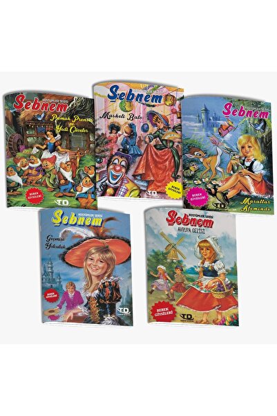 Tandem Yayınları Şebnem Bebek 5 Li Kostümler Serisi Bebek Giysileri Etkinlik Kitabı