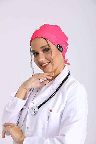 Raven Uniform Desenli Hemşire Doktor Hastane Aşçı Cerrahi Bone