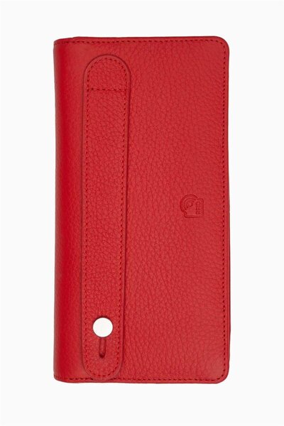DAMY Genuine Leather Women's Wallet, Women's Wallet & Card Holder, Mother's Day 804 - Red