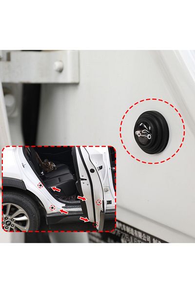 Skygo 10 Pieces Car Door Sound Shock Absorbing Pad