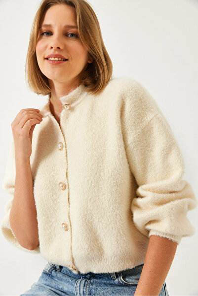 Bianco Lucci Women's Five Button Soft Knitwear Cardigan 9013 60261167