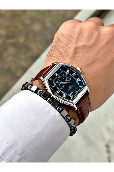 FERRO Brown Color Functions Active Men Wrist Watch +Bracelet
