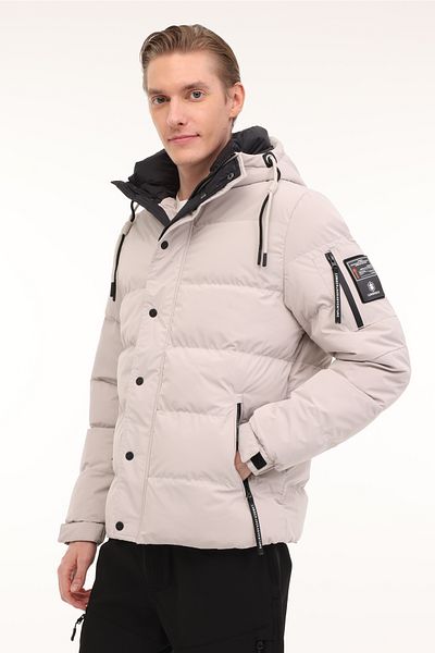 lumberjack ML 2KSYFA24MJ-22-34 4PR OFF WHITE Ανδρικό κοντό παλτό