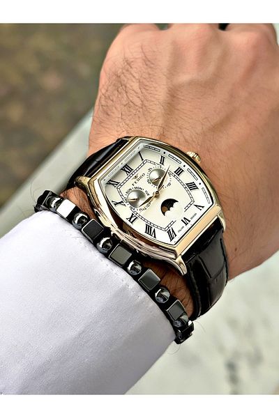 FERRO Black Color Functions Active Men Wrist Watch +Bracelet