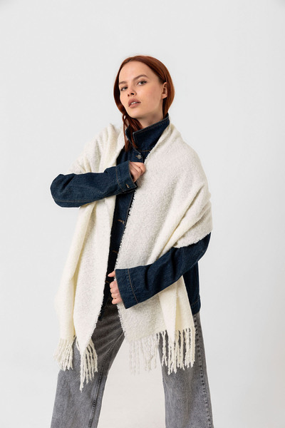 REMSA Екрю Пюскюллу Букле Шаль - 40x210 см, Модель 1257