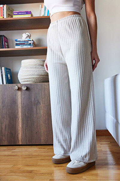 Bianco Lucci Kadın Beli Lastikli Palazzo Pantolon 0199 60261153