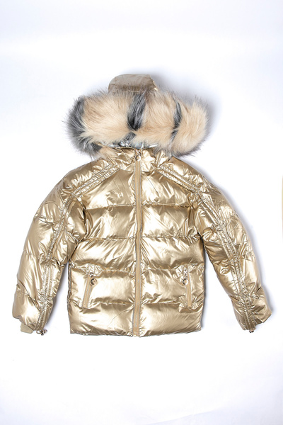 Blue Age Outerwear Puffer Jacket_7-8Y_Gold