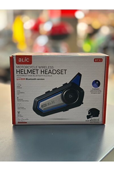 Blic BİLİC BT31 HELMET İNTERCOM KASK KULAKLIK 5.0 BLUETOOTH