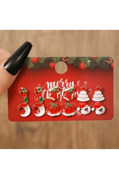 miya atelier Hasır&bohem kadın yılbaşı küpe seti