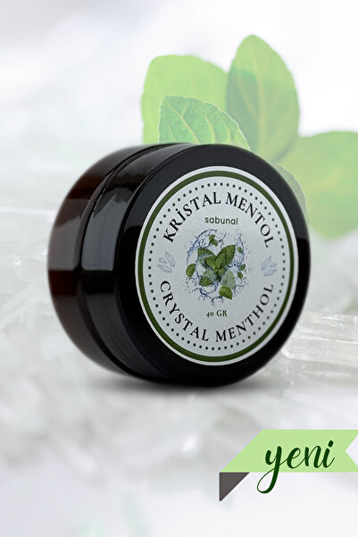 sabunal Saf Kristal Mentol 40 gr Sauna, Difüzör, Buhar Banyo, Kozmetik, Aromaterapi Doğal Ferahlatıcı Mentol