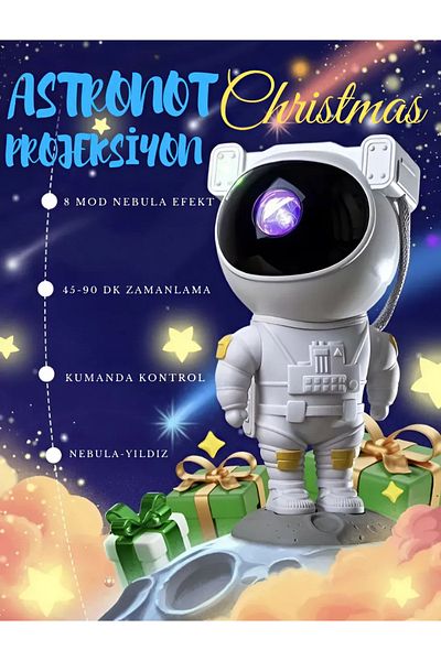 nextbuy Astronaut Projector Galaxy Sky Operated Star Projection Christmas Led Nebula Table Lamp