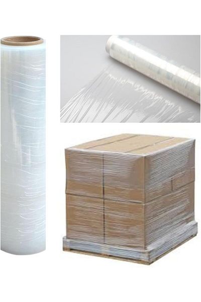 Taimi 1 Roll Clear Stretch Film, Strong, Moisture-Proof, 300mm, for Packing & Moving