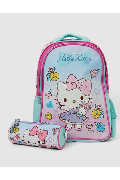 Hello Kitty Backpack With Bencil Case Size17 insh