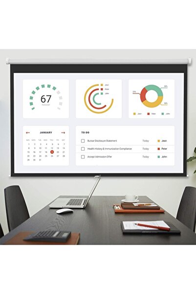 Taimi  Manual Screen Projector 150-inch (300x220cm)