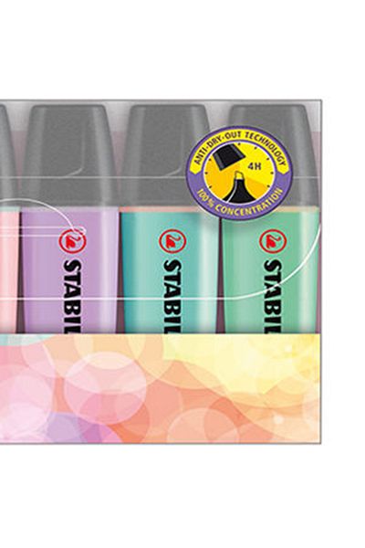 Stabilo Highlighter Pastel Wallet 6 Pcs (70/6-2)