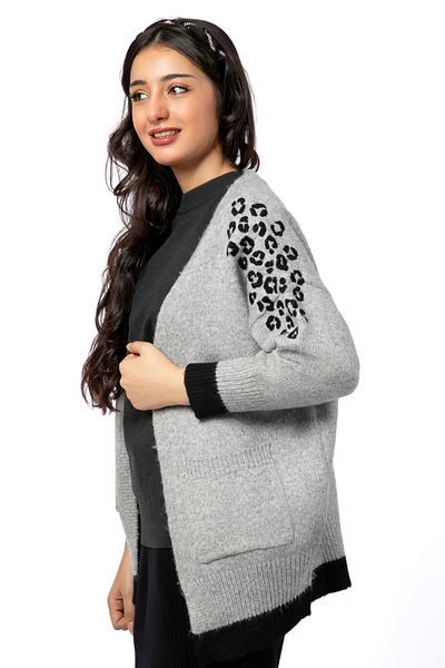 RİNA Forminal Cardigan_M_Gray