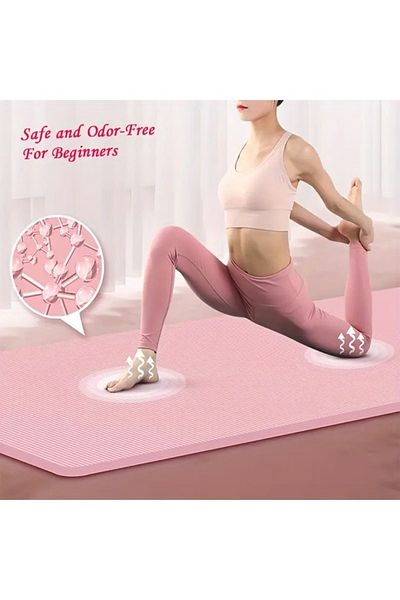 Taimi Exercise Yoga Mat Pink 183cm X 61cm X 10mm