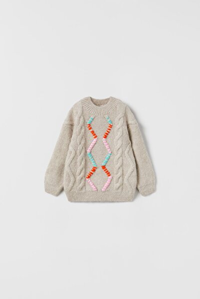 zeyderkids Kız Bebek Desenli Kazak