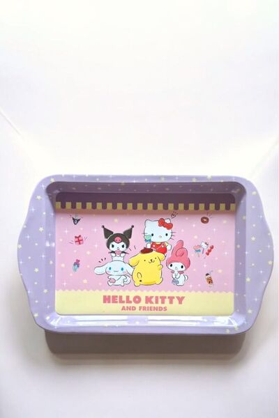 Hello Kitty Seçtim Aldım Mini Metal Tepsi Çocuk Tepsisi