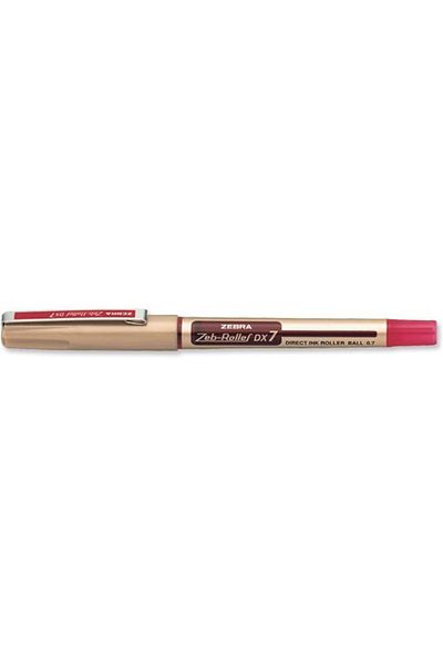 Zebra 0.5 Direct Ink Roller DX7 Red Set of 10