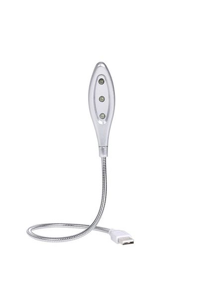 Taimi Portable USB LED Lamp, High-Brightness, Flexible Gooseneck, 3 LED Lights, USB Reading Lamp